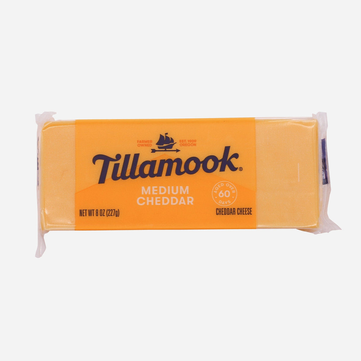 Tillamook Cheese Medium Cheddar 8oz — Blue Heron French Cheese Co.