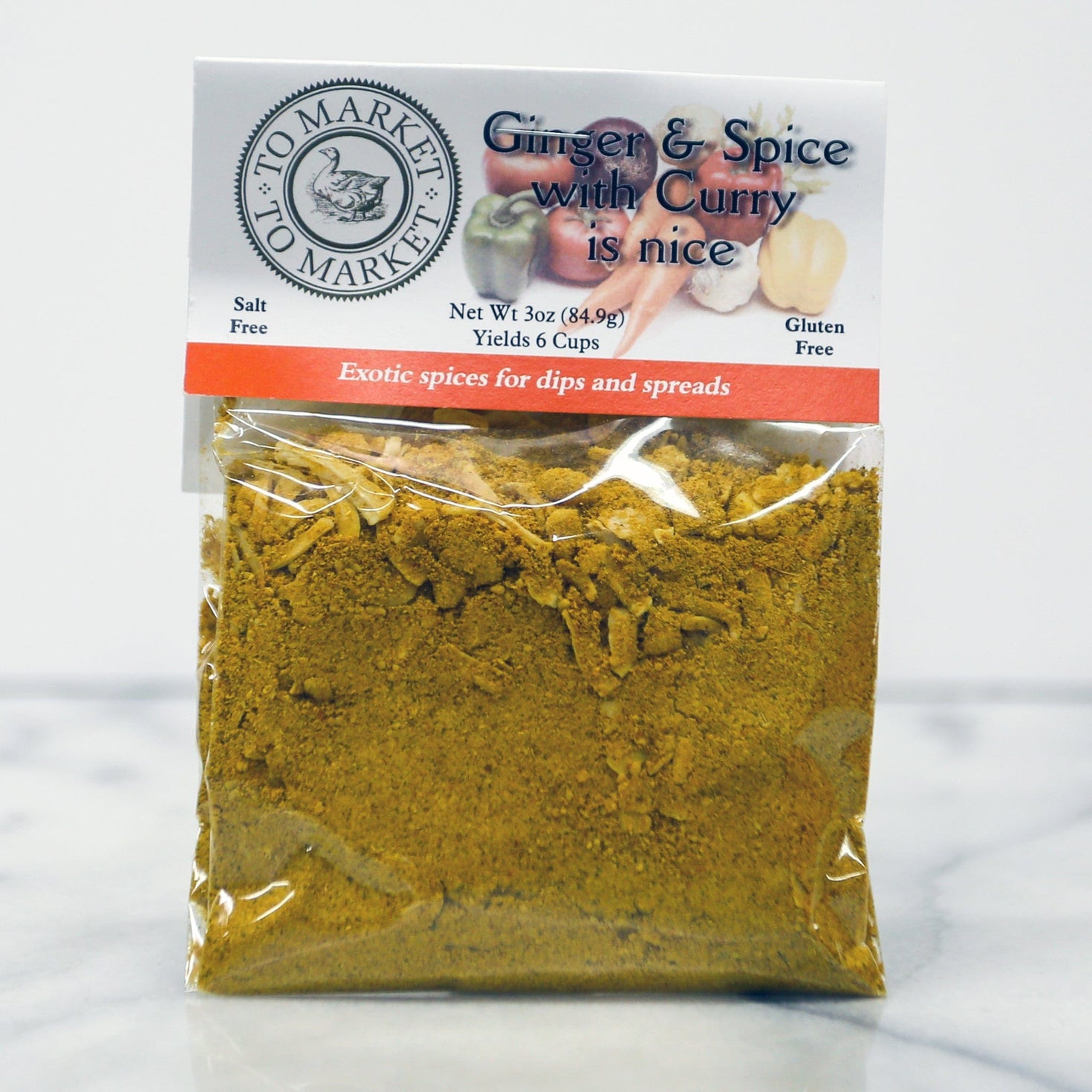To Market - To Market Dip Mix: Ginger & Spice with Curry 3oz
