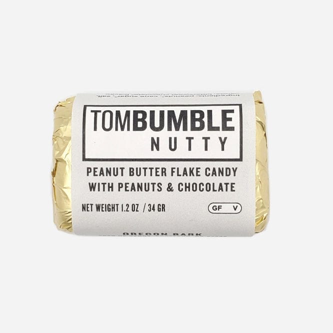 Tom Bumble Nutty Peanut Butter Chocolate Flake Candy 1.2oz