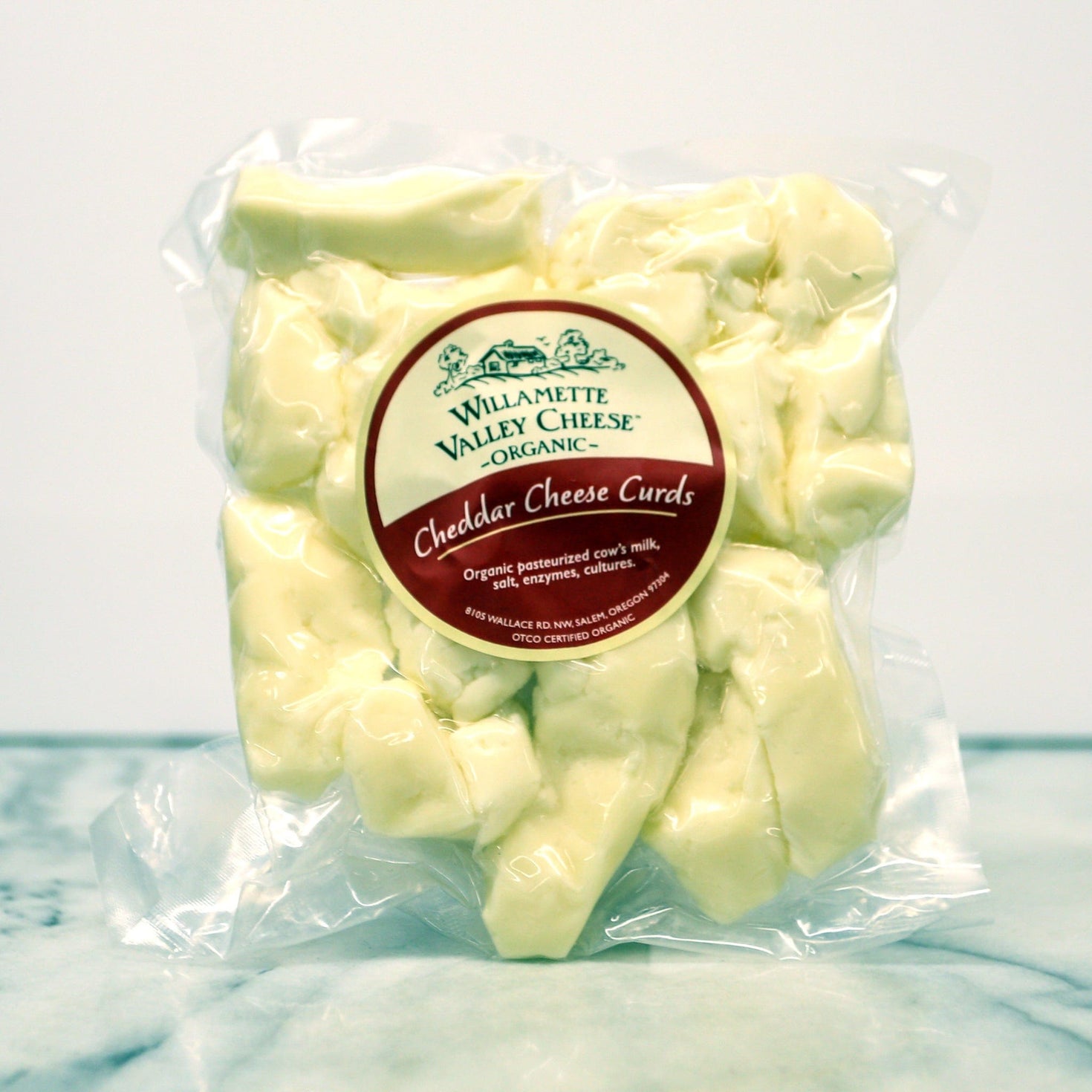 Willamette Valley Cheese Cheddar: Organic Curds 8oz