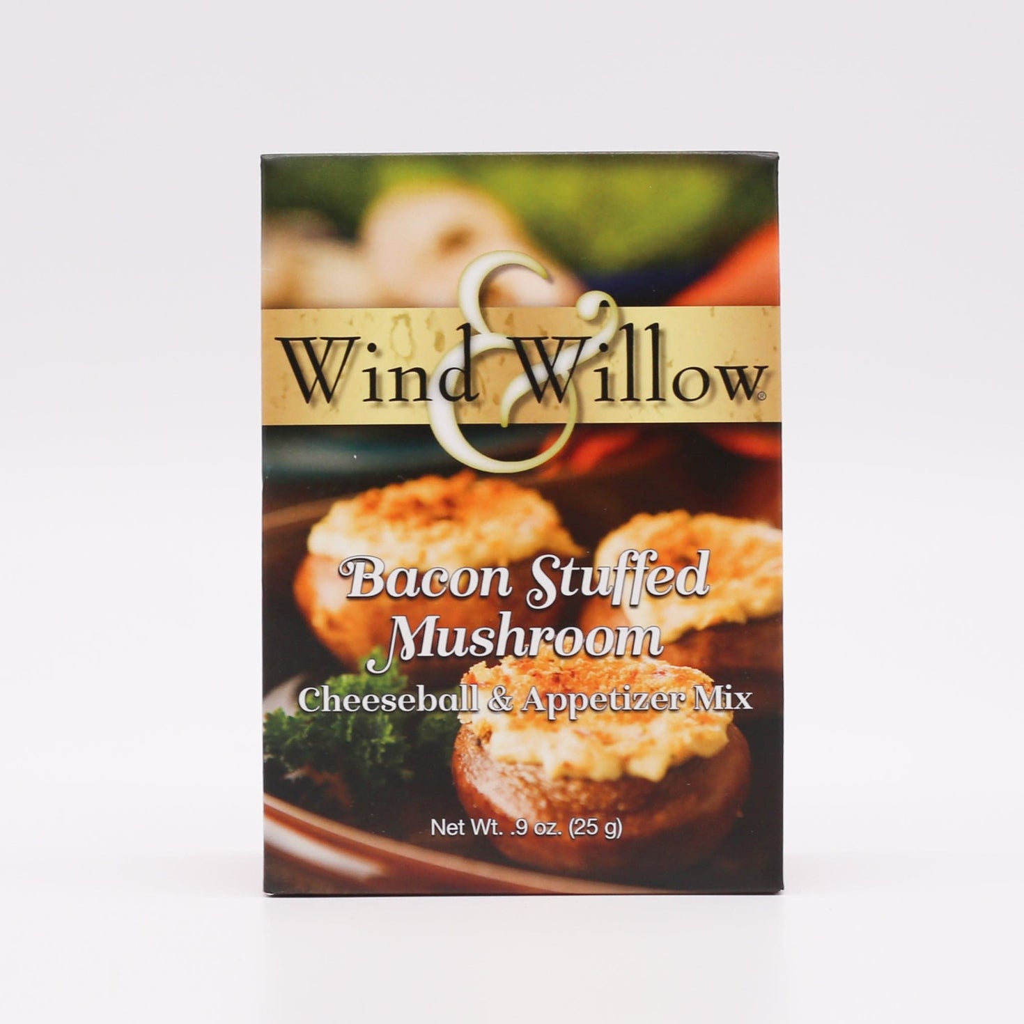 Wind & Willow Cheeseball & Appetizer Mix - Bacon Stuffed Mushroom .9oz