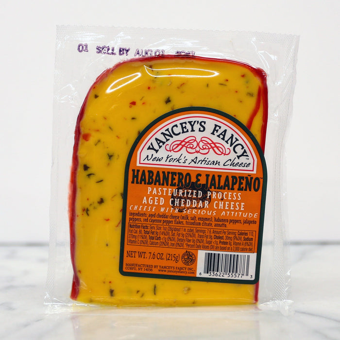 Yancey's Fancy Cheese - Habanero & Jalapeno Cheddar 7.6oz