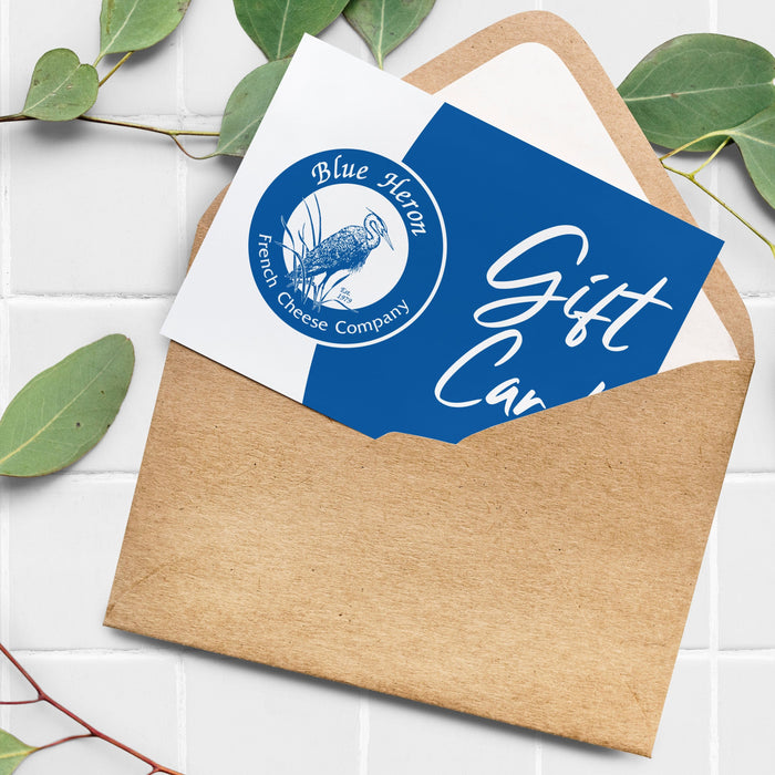 Blue Heron Gift Card - Online Only - $25-$200